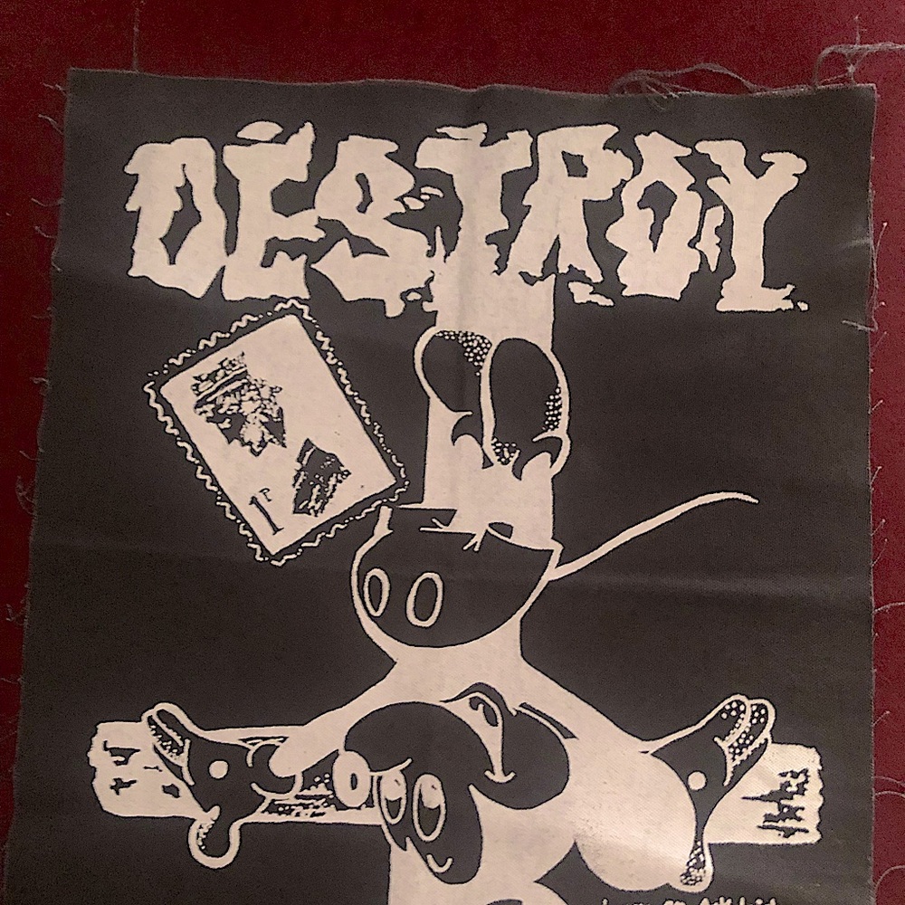Vivienne Westwood Destroy patch Mickeymouse edition